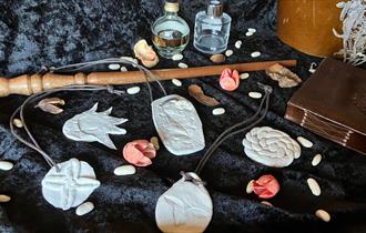 Make a charm pendant at Gawthorpe Hall