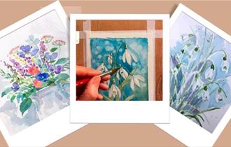 Beginners Watercolour Flower Painting Class