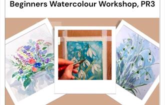 Beginners Watercolour Flower paintings Workshop