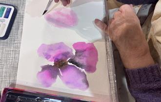 Beginners Drawing and Watercolours Summer Flowers Workshop