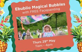 Sunshine and Smiles Week: Ebublio Magical Bubbles Shows with Free Face Painting at Affinity Lancashire