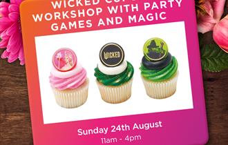 Wicked Cupcake Workshop with Party Games and Magic