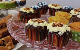 Pop Up 1970's theme Tea Room at Judges' Lodgings Museum