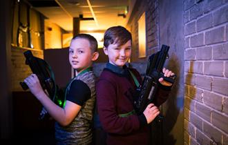 District A Laser Tag Arena at Adrenaline