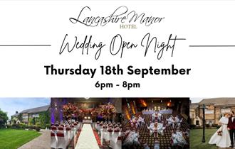 Lancashire Manor Hotel Wedding Open Night with mock ceremony