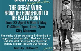 STORY TOUR: The Great War, from Homefront to Battlefront