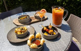 Tapas on the Terrace at Mitton Hall