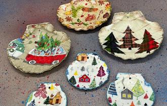 Decoupage Scallop Workshop at Holden Clough