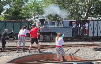 Princess and Pirates Day at West Lancashire Light Railway