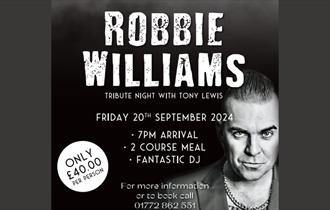 Robbie Williams Tribute Night at Barton Manor Hotel