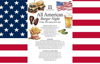 All American Burger Night at Forest Inn
