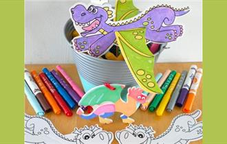 Fiery Dragon Crafts at the Castle