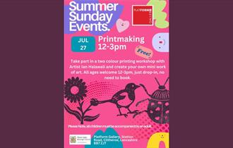 Printmaking Workshop at Platform gallery