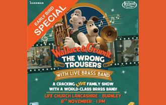Wallace & Gromit with Live Brass Band