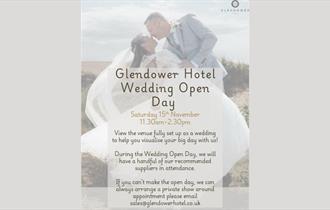 Glendower Hotel Wedding Open Day