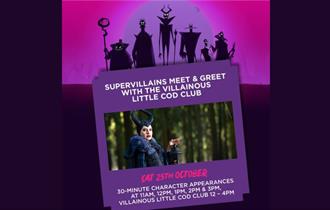 Supervillains Meet & Greet with the Villainous Little Cod Club at Affinity Lancashire