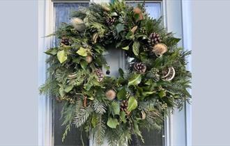 Christmas Wreath Making Workshop at Holden Clough