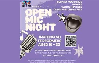 Blaze Open Mic Night