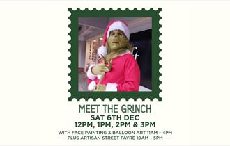 Meet the Grinch with FREE Face Painting and Balloon Art Fun!