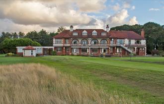 Golf course and club house