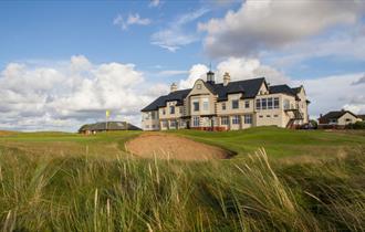 Panoramic view of St Annes Old Links Golf Club