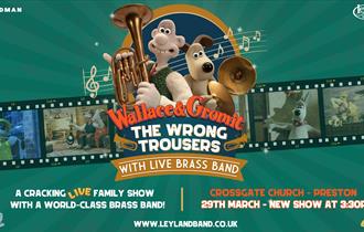 Wallace & Gromit with Live Brass Band!