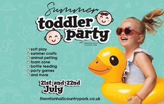 Summer Toddler Party at Thornton Hall Country Park