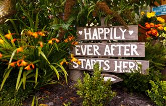 Sign post to party