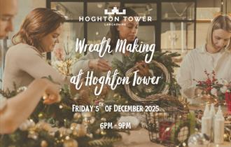 Festive Wreath Making at Hoghton Tower