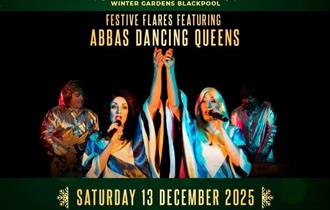 Christmas Party Night – Festive Flares Featuring "ABBA's Dancing Queens"

