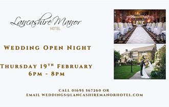 Lancashire Manor Hotel Wedding Open Night