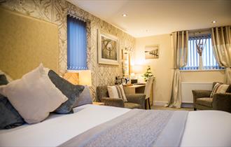 Bedroom with dress table and chair