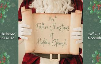 Meet Father Christmas at Holden Clough Nurseries