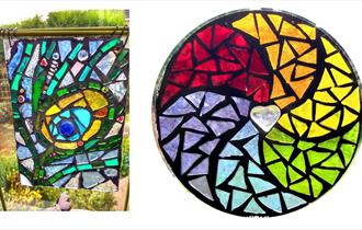 Garden Sun Catcher or Mandala Mosaic Class