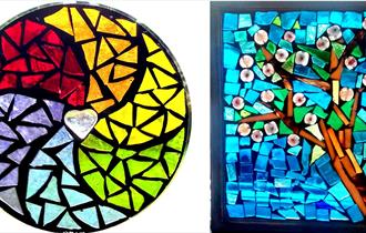 Window Sun Catcher or Mandala Mosaic Class