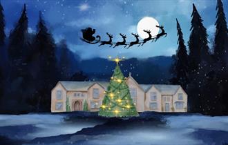 Christmas Light Switch On at Mitton Hall