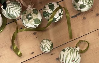 Bauble Painting Workshop at Holden Clough