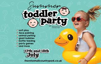 Summer Toddler Party at Thornton Hall Country Park