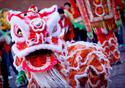 Colourful and entertaining street performers.