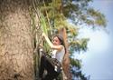 Climbing net at Go Ape