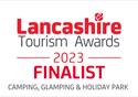 Lancashire Tourism Awards 2023, finalist, Camping, Glamping & Holiday Park.