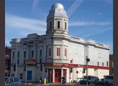 Traditional cinema and Blackpool town centre landmark.