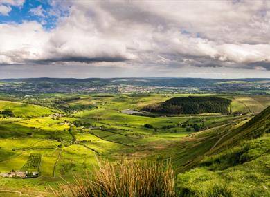 View from the top of Pendle Hill