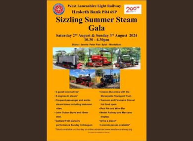 Summer Gala at West Lancashire Light Railway