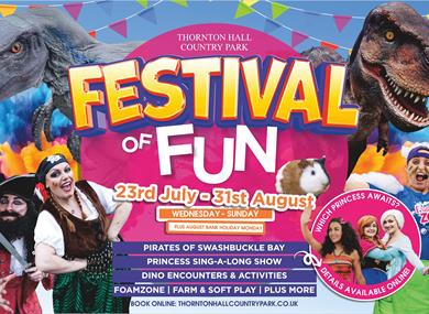 Festival of Fun: Summer Holidays at Thornton Hall