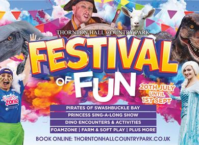 Festival of Fun Summer at Thornton Hall Country Park