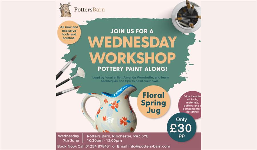 Wednesday Workshop Pottery Paint Along