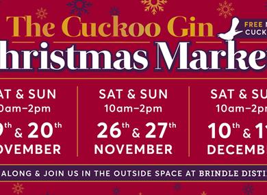Cuckoo Gin - Christmas Markets poster