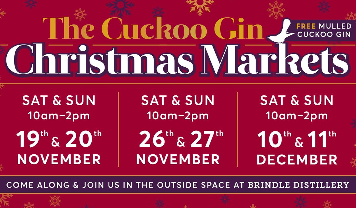 Cuckoo Gin - Christmas Markets poster