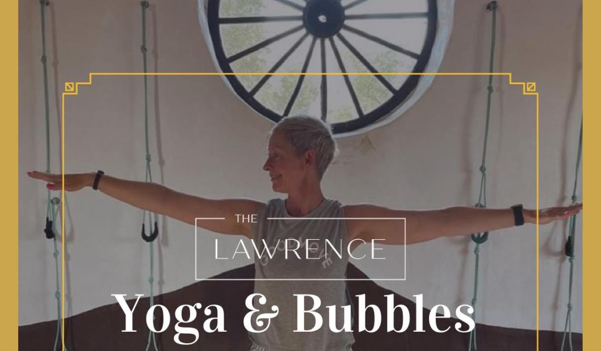 Yoga & Bubbles at The Lawrence